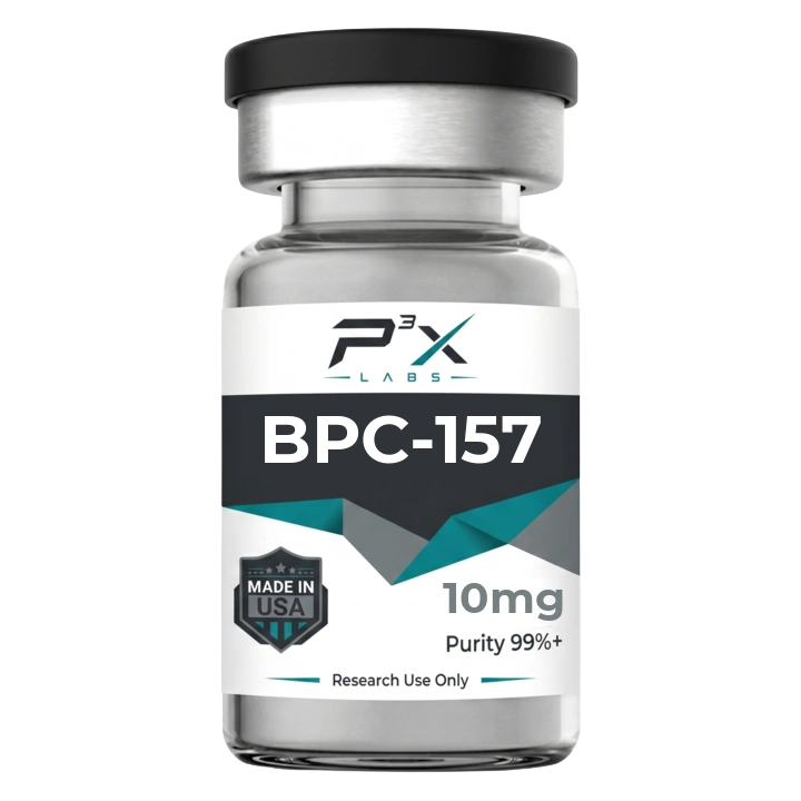 BPC-157 peptide vial by P3X Labs