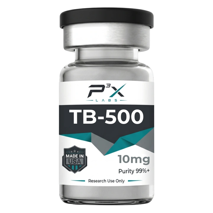 TB-500 peptide vial by P3X Labs